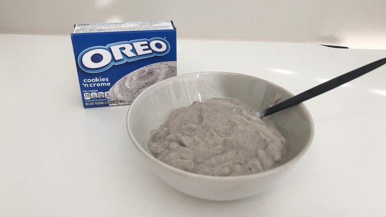 Oreo cookies 'n creme pudding