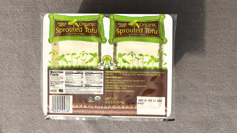 Trader Joe's sprouted tofu