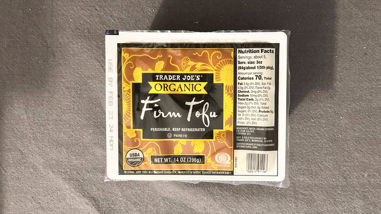 Trader Joe's firm tofu