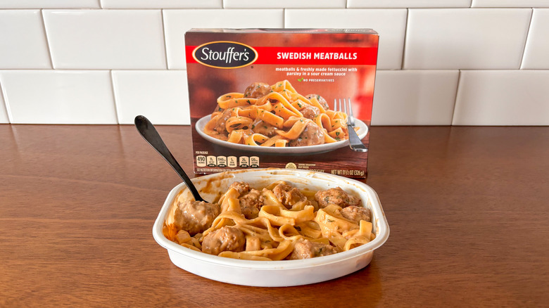 Stouffer's Swedish meatballs entree