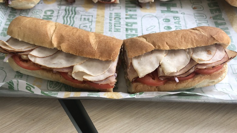 Subway All-American Club sandwich