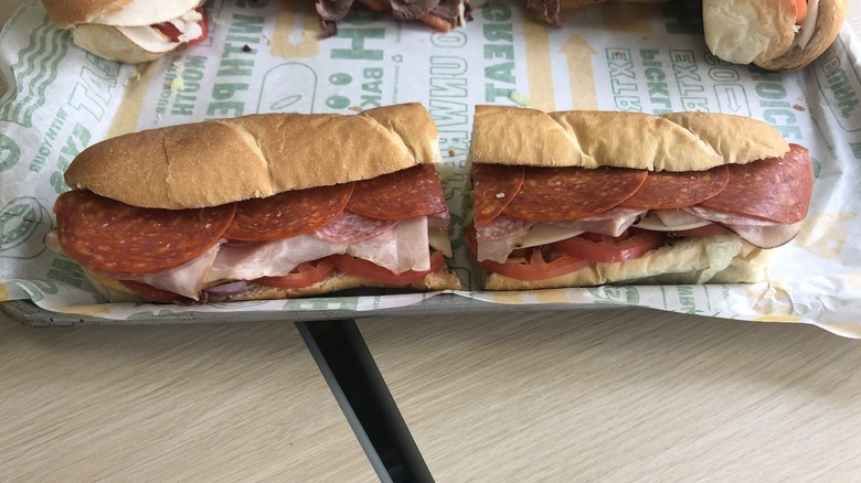 Subway Ultimate B.M.T. sandwich