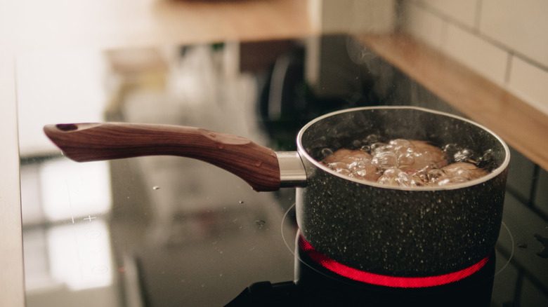 boiling eggs