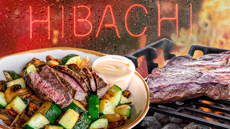 Hibachi sign and specialties