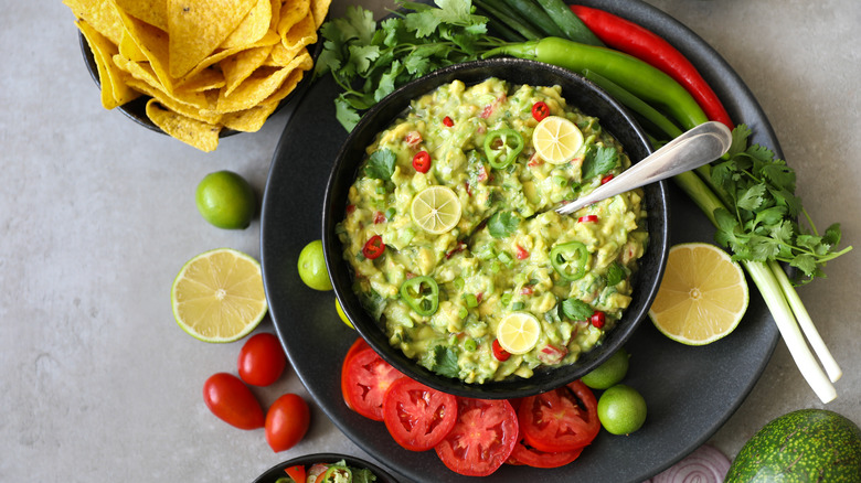 Bowl of guacamole