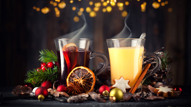 Eggnog and mulled wine