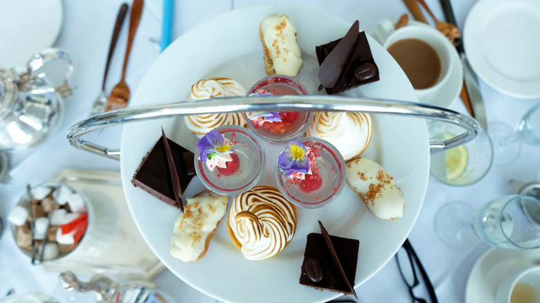 Cake stand from above