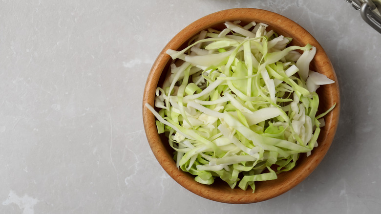 Shredded brussels sprouts