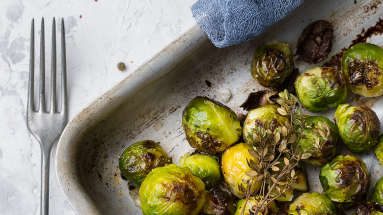 Brussels on a sheet pan