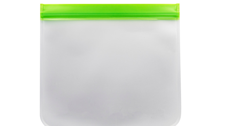 Resealable freezer bag 