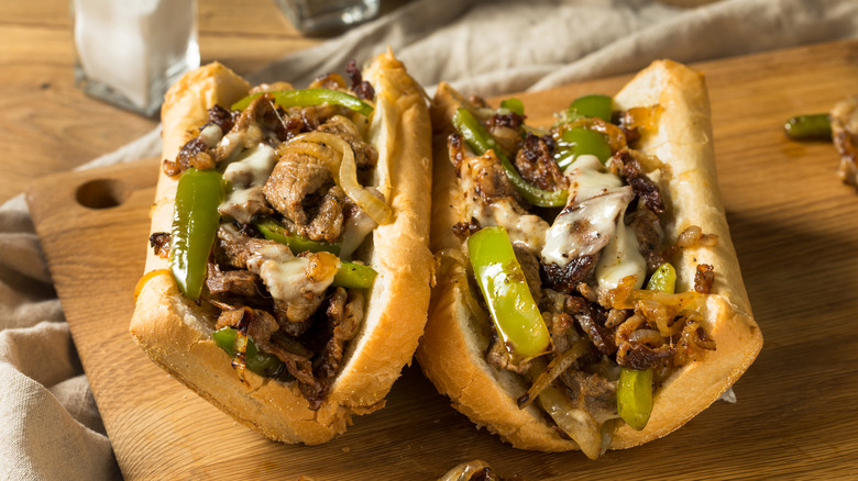 Cheesesteak sandwich