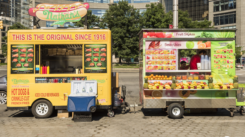 dirty water hot dog cart