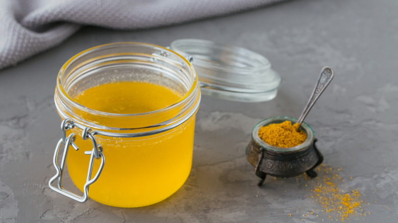 Ghee and turmeric