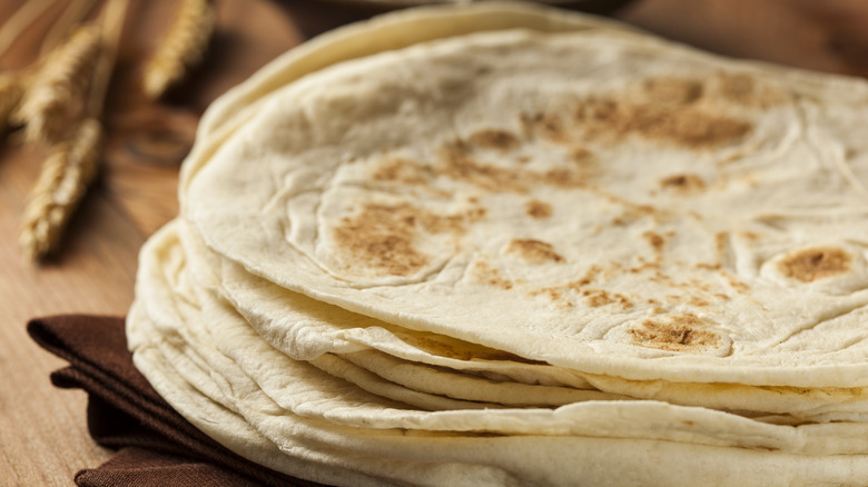 Stack of tortillas