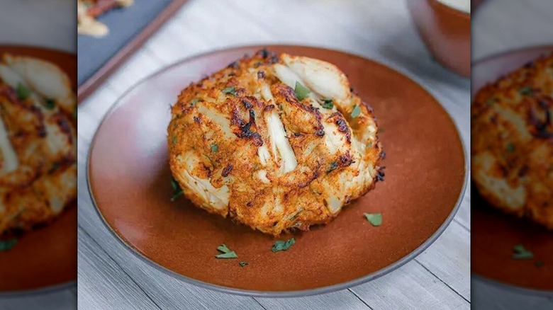 Jimmy's Famous jumbo lump crab cake