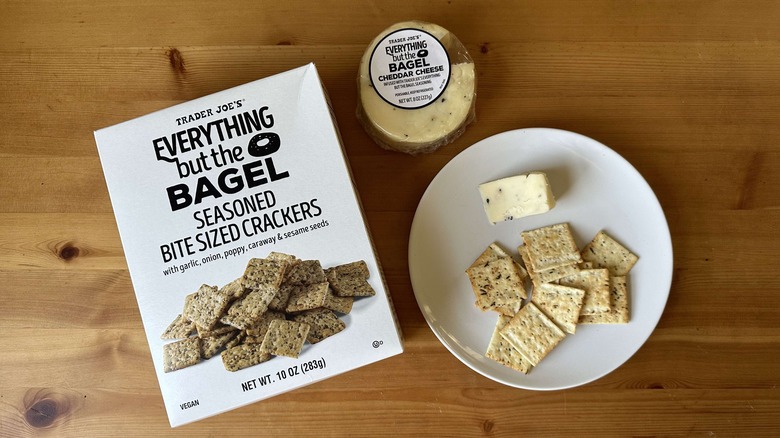 Trader Joe's crackers and cheese