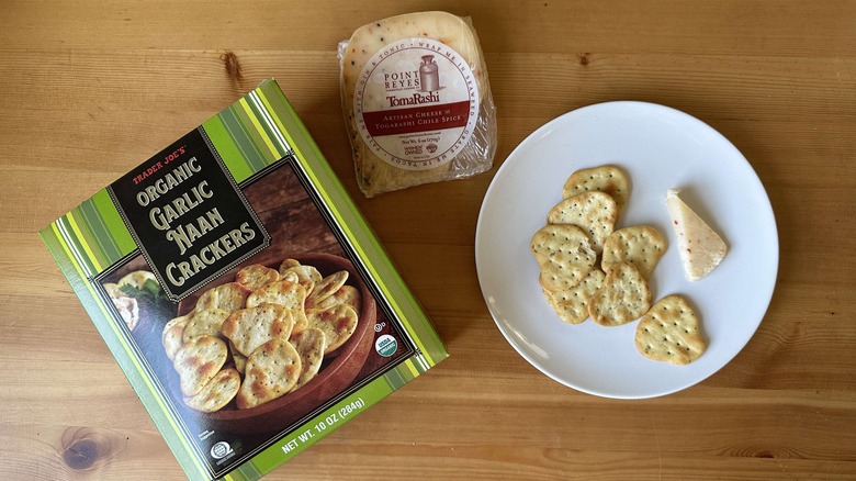 Trader Joe's crackers and cheese