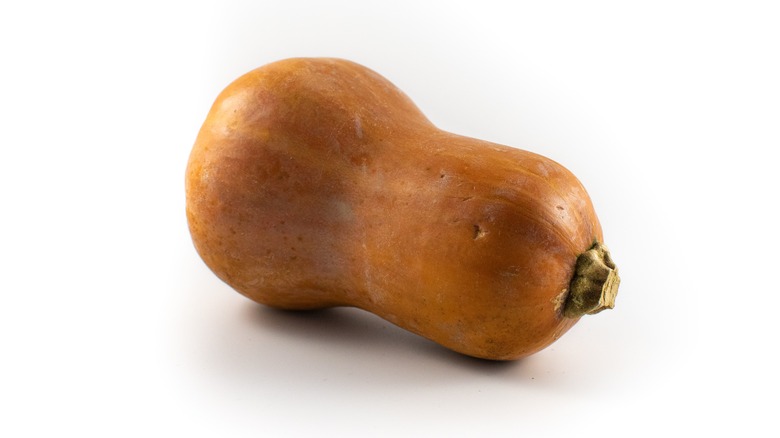 honeynut squash on white background