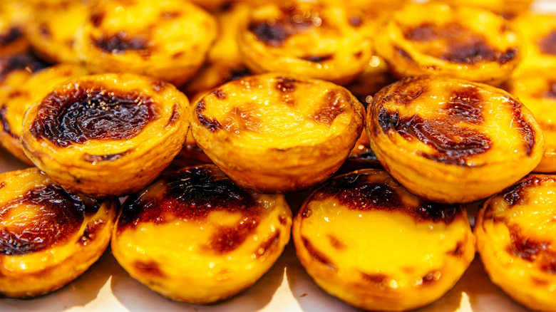 Pasteis de Nata, traditional Portuguese egg custard tart pastry