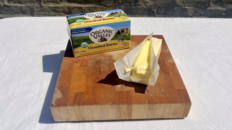 Organic Valley box and butter