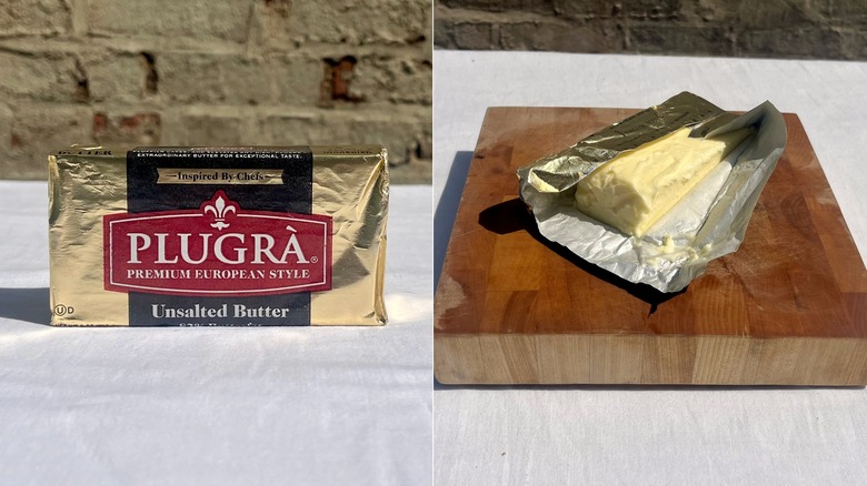 Plugrà butter in wrapper