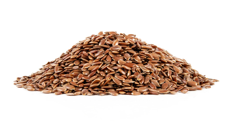 pile of linseed