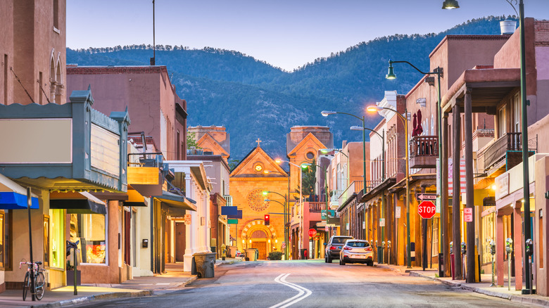 Historic downtown Santa Fe