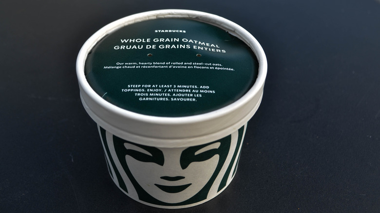 whole grain oatmeal starbucks