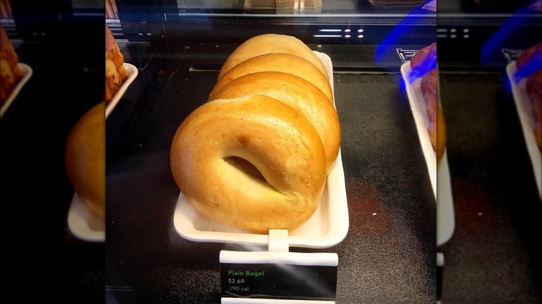 Starbucks plain bagel