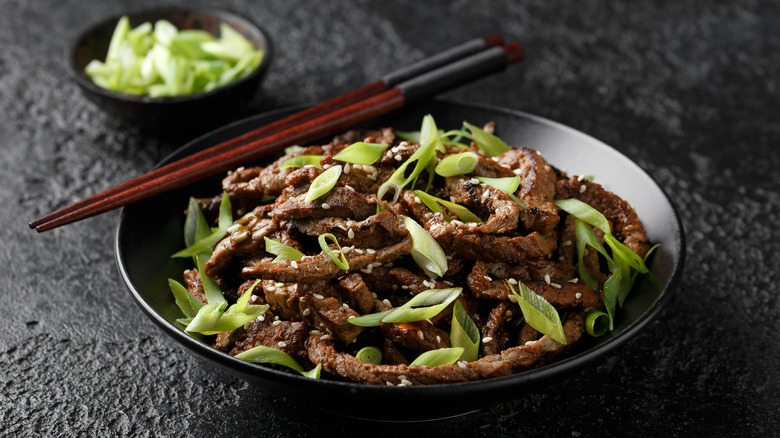 Korean beef bulgogi