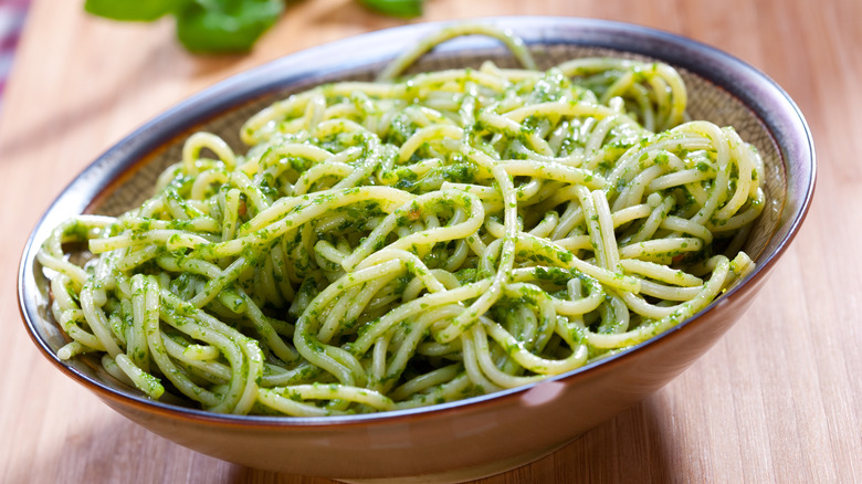 pasta pesto bowl 