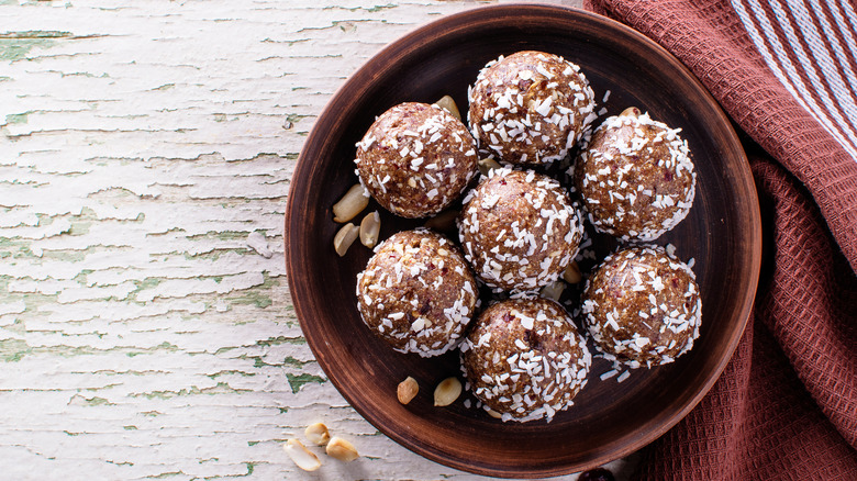 Aerial shot of energy balls