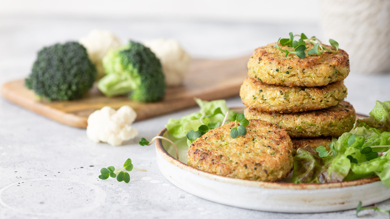 Vegan homemade veggie burgers