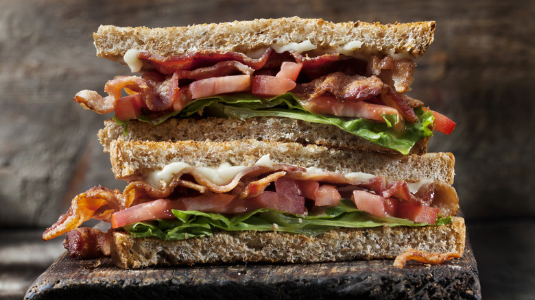 Classic BLT sandwich