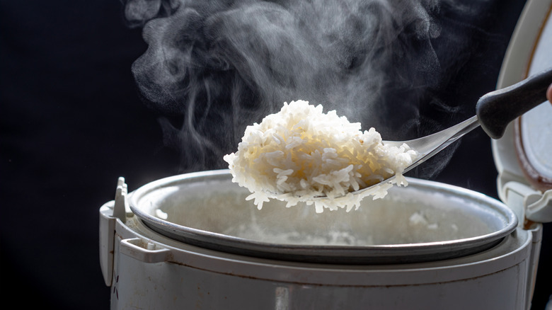 Steamed rice