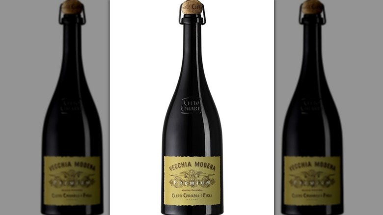 bottle of 2023 Cleto Chiarli Lambrusco