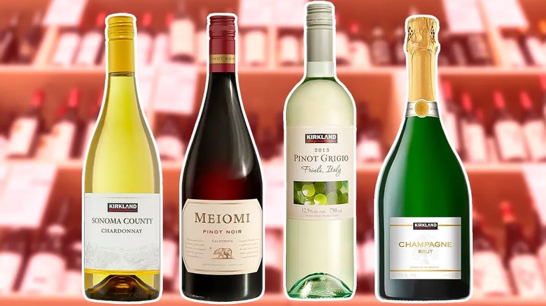 Selection of four Costco wines