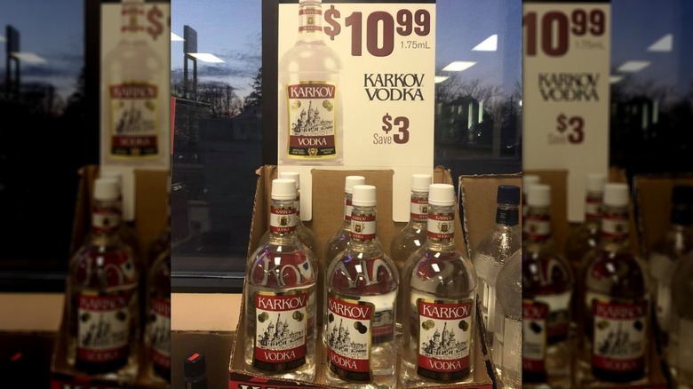 Karkov Vodka on sale