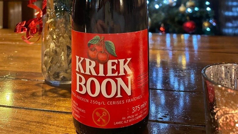 bottle of Kriek Boon