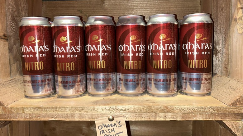 O'Hara's Irish Red beer cans