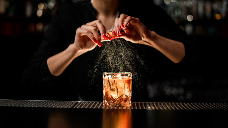 bartender orange spritz old fashioned