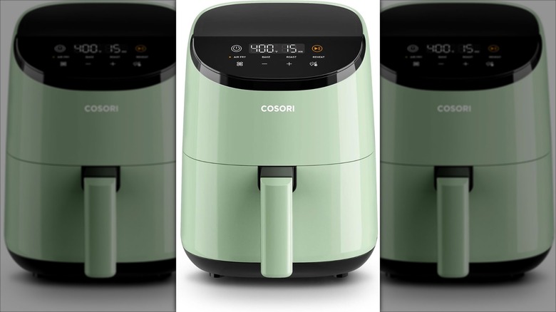 green Cosori 2.1-Qt 4-in-1 Small Mini Air Fryer