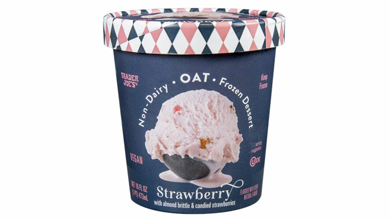 Strawberry non-dairy ice cream pint