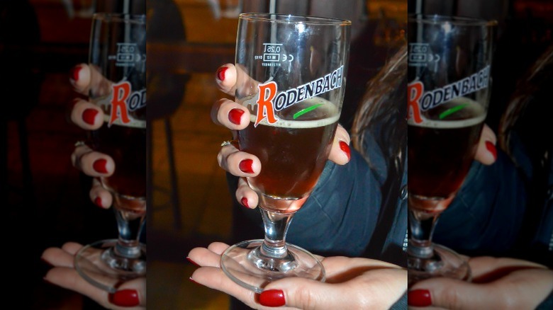 Rodenbach Flanders Red Ale in glass