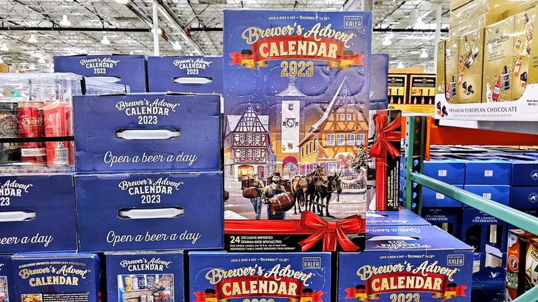 Several Brewer's Advent Calendar boxes