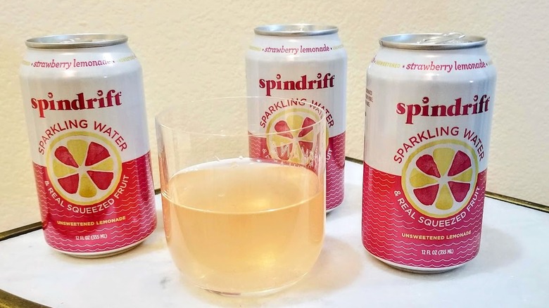 Spindrift strawberry lemonade sparkling water