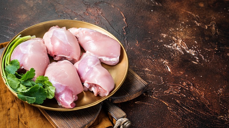 Boneless, skinless chicken thighs