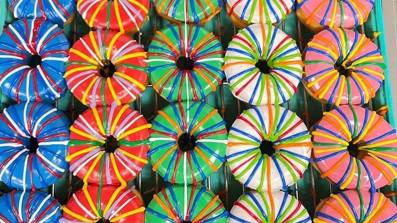 colorful donuts at Taco Palace