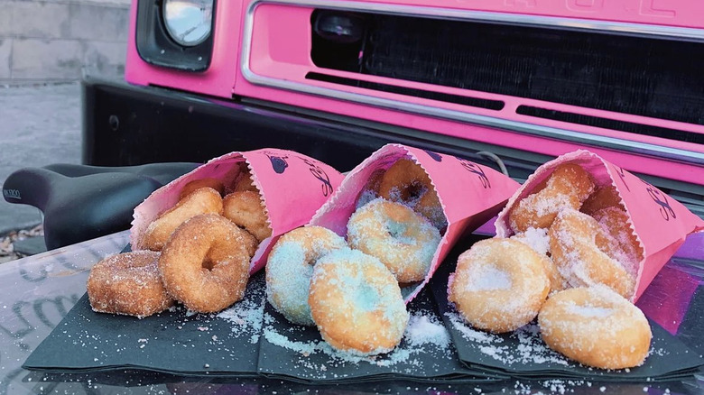 Mini donuts at Little Lucy's