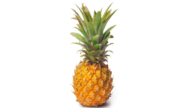 pineapple on white background 